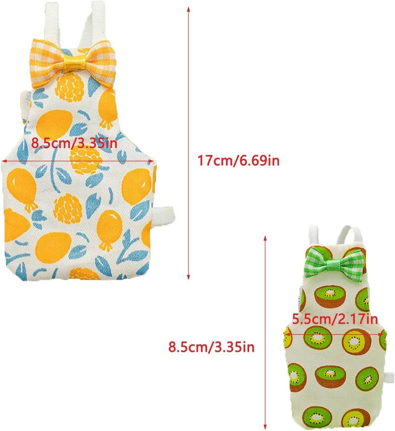 UtySty 2 Pack Bird Diaper Parrot Nappy Bird Flight Suits Harness Cockatiel Diaper Small Birds Clothes for Parakeet Cockatiels Mini Macaw Budgie Canary Pigeon Conure Budgies Mini Macaws Small Size - Image 2